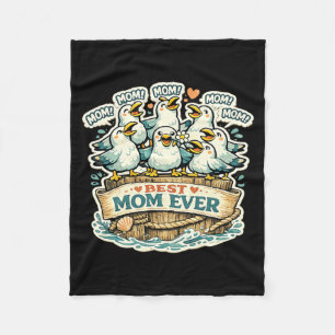 Cobertor De Velo Dia Das Mães Mãe Gaivota Gritando Mamãe Engraçado