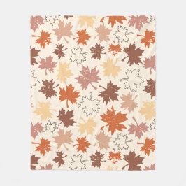 Cobertor De Velo Dia de Ação de Graças design, folhas naturais do o