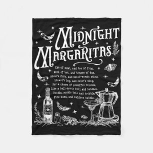 Cobertor De Velo Dia de as Bruxas engraçado Magia da Margaritas da