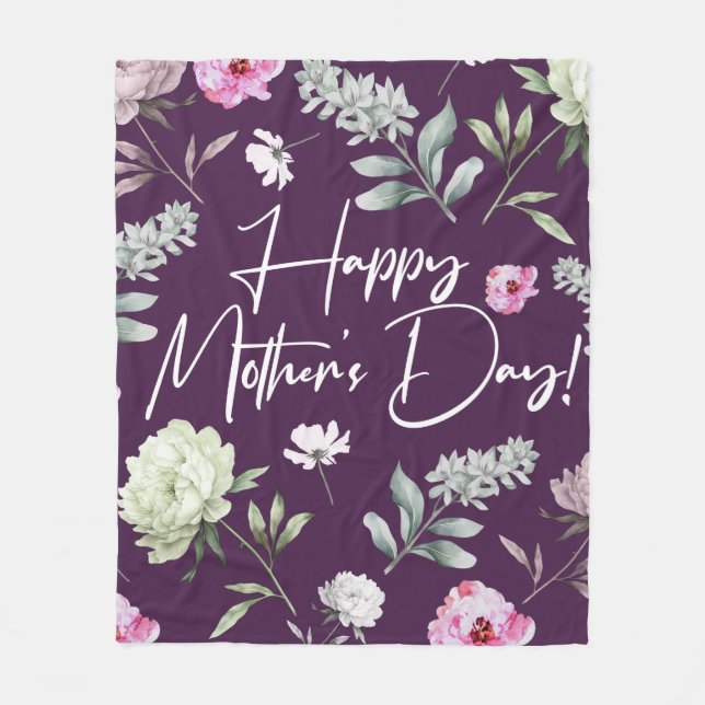 Cobertor De Velo Dia de as mães (Frente)