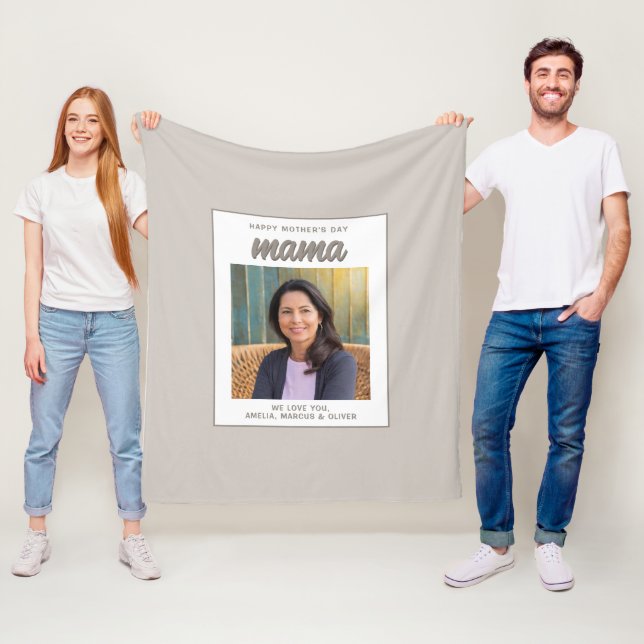Cobertor De Velo Dia de as mães de Fotografia para Crianças Beige M (In Situ)