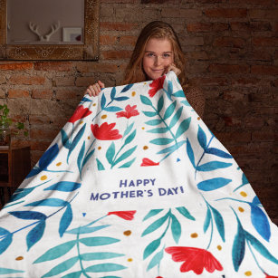 Cobertor De Velo Dia de as mães de Jardim Mágico