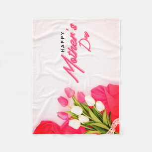 Cobertor De Velo Dia de as mães de Tendência Moderna Saudação Flor