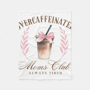 Cobertor De Velo Dia de as mães do Clube Mães Sobrecafeado do arco