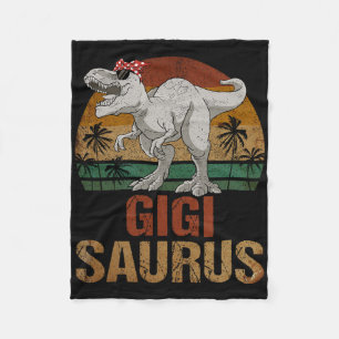 Cobertor De Velo Dia de as mães Gigisauro T Rex Dinosaur Gigi Sauru