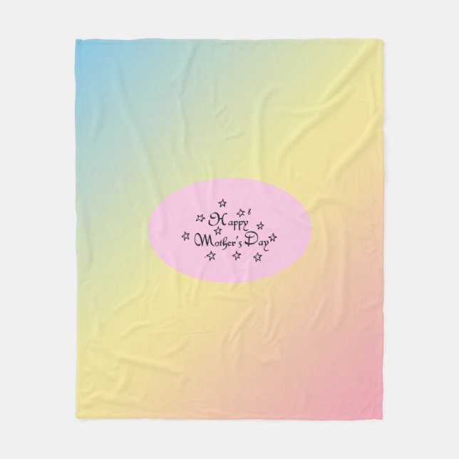 Cobertor De Velo Dia de as mães Star - (Frente)