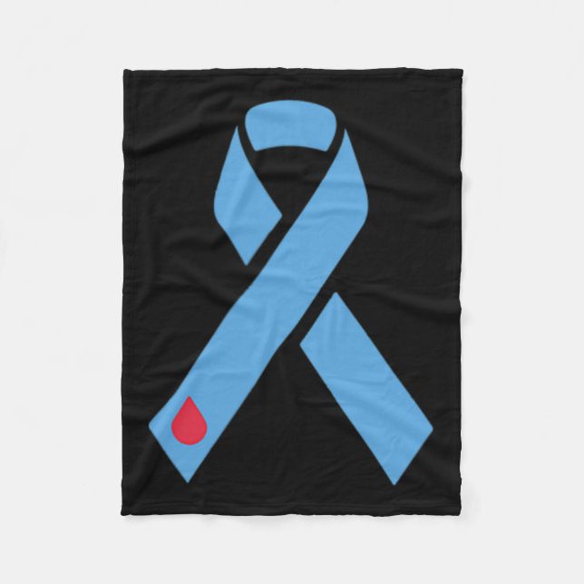 Cobertor De Velo Dia de Consciência da Diabetes Retroativa do Clube (Frente)