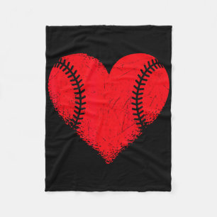 Cobertor De Velo Dia de os namorados Baseball Heart Sport Boys Teen