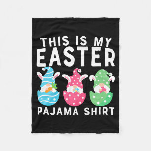 Cobertor De Velo Dia de Páscoa fofo, esta é minha camiseta de pijam