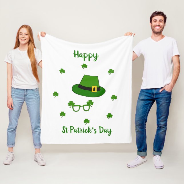Cobertor De Velo Dia de São Patrício Feliz e Mínimo (In Situ)