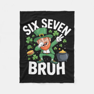 Cobertor De Velo Dia de São Patrício seis sete meme do leprechaun 6