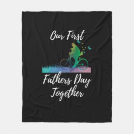 Cobertor De Velo dia dos Pais  | Nosso Primeiro Dia de os pais Junt