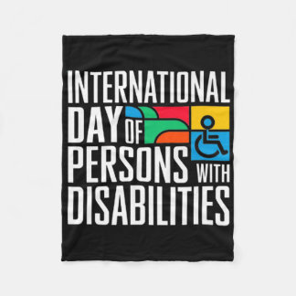 Cobertor De Velo Dia Internacional Das Pessoas Com Deficiência