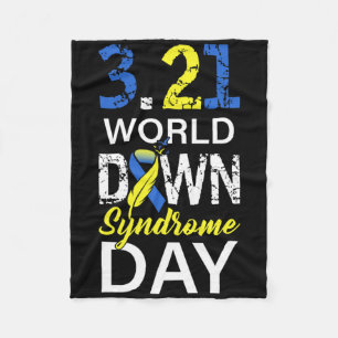 Cobertor De Velo Dia Mundial da Síndrome de Down Para Combater Idei