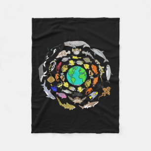 Cobertor De Velo Dia Mundial dos Oceanos Dia da Vida Ambiental da T