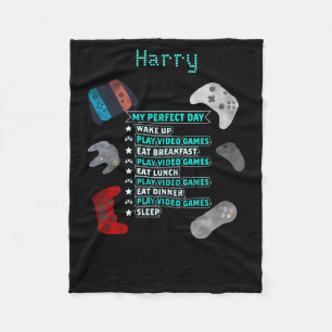 Cobertor De Velo Dia perfeito para jogos personalizados, com contro