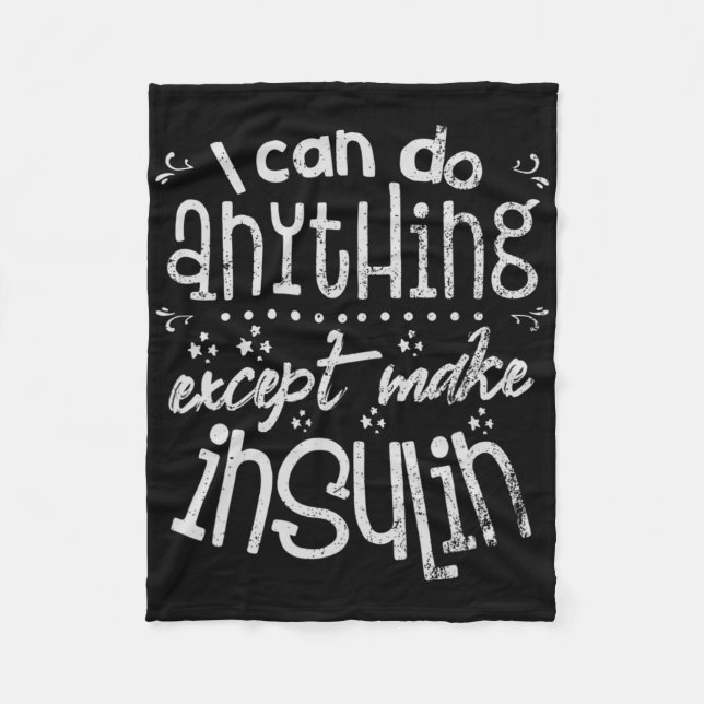 Cobertor De Velo Diabetes Diabéticos Insulina T1d (Frente)