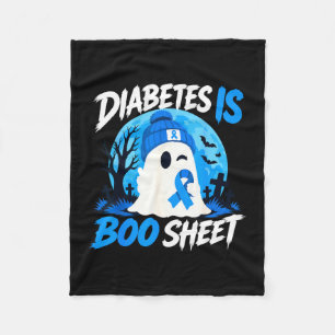 Cobertor De Velo Diabetes é folha de fantasma divertido halloween d