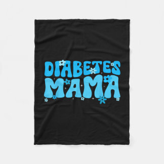 Cobertor De Velo Diabetes mamãe groovy t1d mamãe tipo 1 diabetes