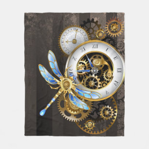 Cobertor De Velo Dials Steampunk com Dragonfly