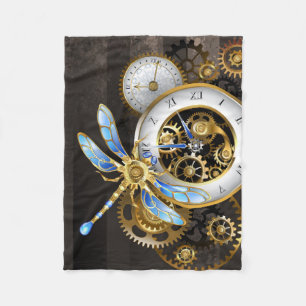 Cobertor De Velo Dials Steampunk com Dragonfly