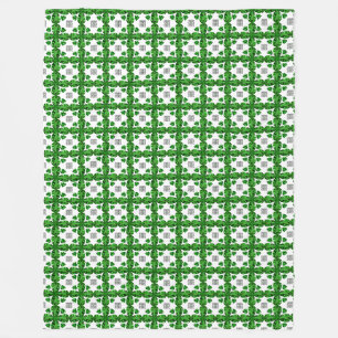 Cobertor De Velo Diamond & Emerald Gemstone Art, Verde