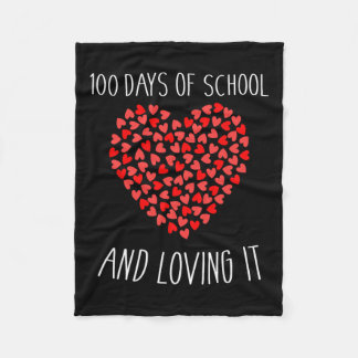 Cobertor De Velo Dias De Escola E Adorando Com Corações Pela 100ª