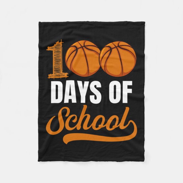 Cobertor De Velo Dias de Menina Jogadora De Basquete Da Escola (Frente)