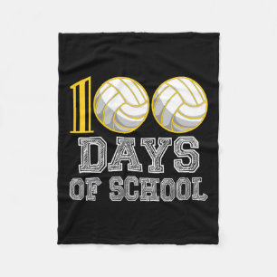 Cobertor De Velo Dias De Voleibol Escolar 100º Dia De Amor Escolar