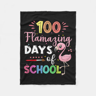 Cobertor De Velo Dias Incríveis De Ensino De Estudantes Flamingo, C
