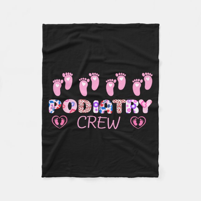 Cobertor De Velo Diatry Crew Footprint Leopard Diatrist Valentine's (Frente)