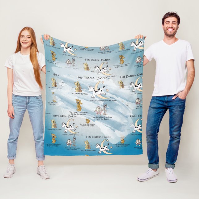 Cobertor De Velo Diddle, Diddle Nursery Rhyme (In Situ)