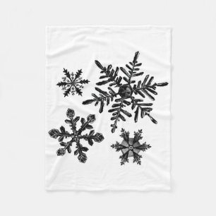 Cobertor De Velo Diferentes Tipos De Neve Flocos De Neve Cristal