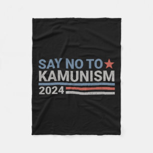 Cobertor De Velo Diga Não Ao Kamunismo Kamala Vote Trump Vance