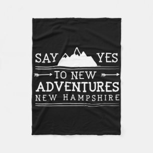 Cobertor De Velo Diga Sim às Novas Aventuras New Hampshire Trilha N