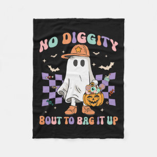 Cobertor De Velo Diggy Bout Bag It Up Ghost Halloween Kid