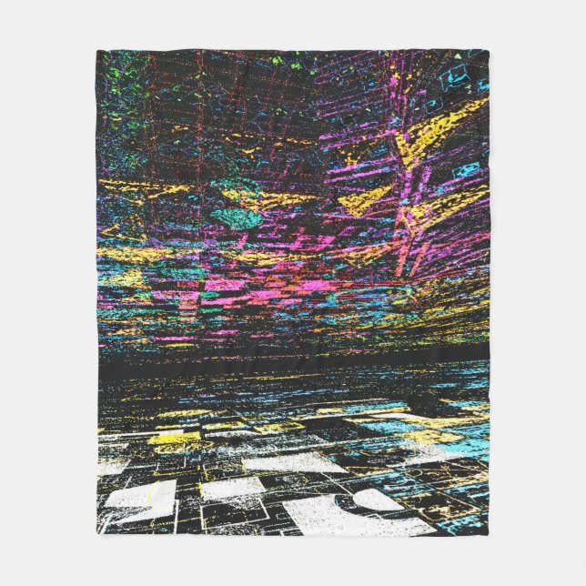 Cobertor De Velo Digital Dreams of Color (Frente)