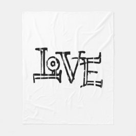 Cobertor De Velo Digitalização de palavras de amor