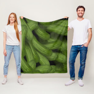 Cobertor De Velo Dill Pickles Fleece Blanket