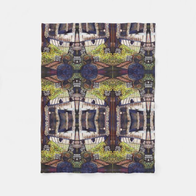 Cobertor De Velo Dimensões da curiosidade (Frente)