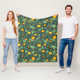 Cobertor De Velo Dinheiro! Fleece Blanket
