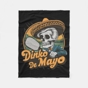 Cobertor De Velo Dinko De Mayo Funny Picklebyll Cinco De Mayo Skele