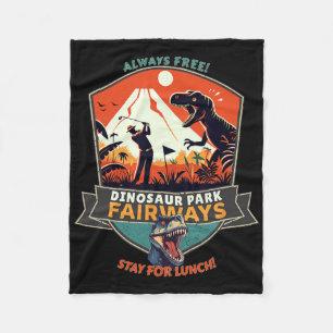 Cobertor De Velo Dinosaur Park Fairways