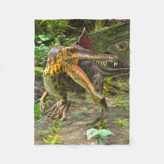 Cobertor De Velo Dinosaur Spinosaurus (Frente)