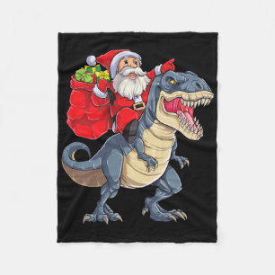 Cobertor De Velo Dinosaur T Rex Natal Papai Noel Meninos Homens Men