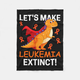 Cobertor De Velo Dinossauro Legal Vamos Tornar a Leucemia Câncer Ex