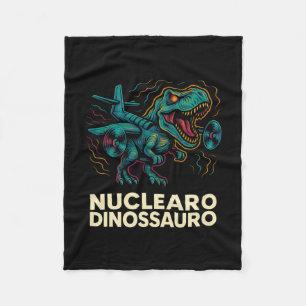 Cobertor De Velo Dinossauro Nuclear - Crianças Italianas Engraçadas