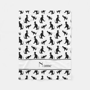 Cobertor De Velo Dinossauros brancos conhecidos personalizados do