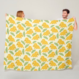 Cobertor De Velo Dinossauros! Fleece Blanket