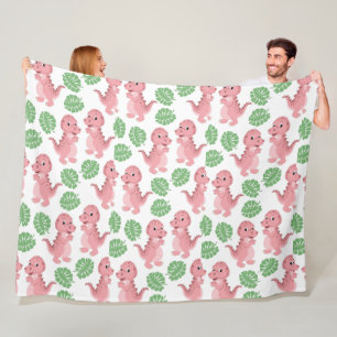 Cobertor De Velo Dinossauros! Fleece Blanket
